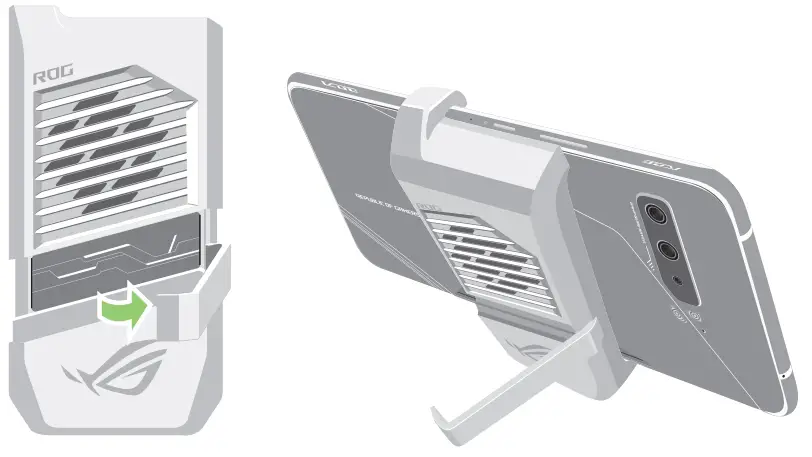 kickstand of AeroActive Cooler
