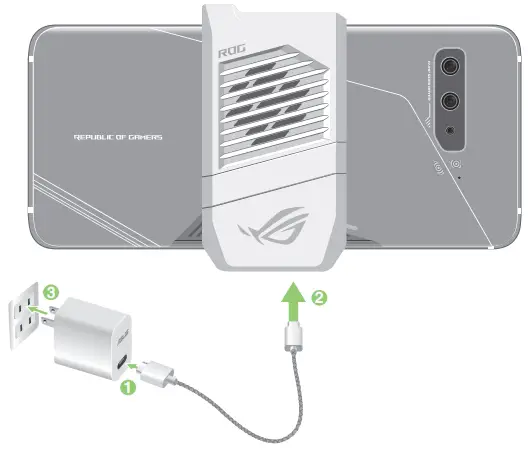Charging your ROG Phone