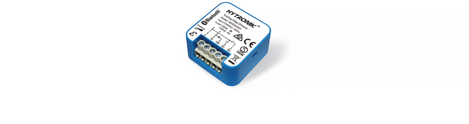 Hytronik Hbtd8200t Wireless Dimmer - 150va Trailing Edge Version Instruction Manual