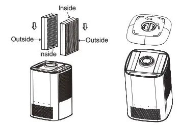 LENSOUL Air Purifier - BOTTOM COVER