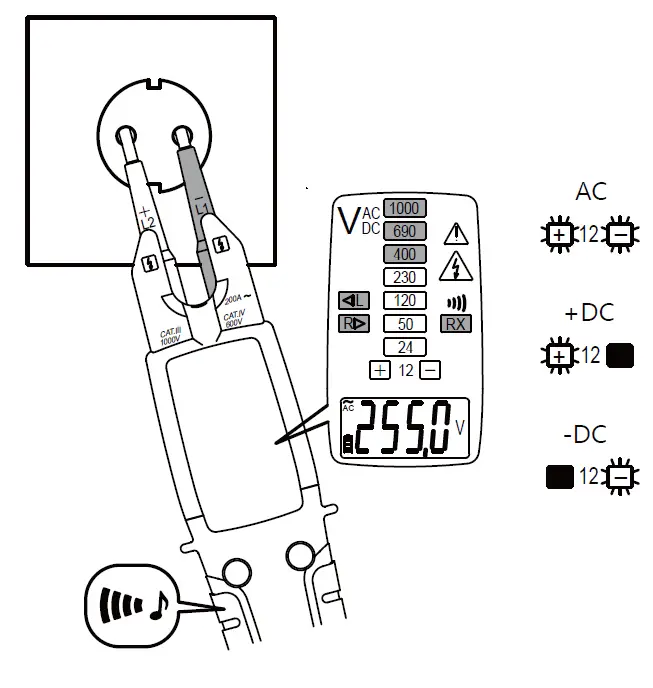 KPS TP5000HY True RMS Electrical Tester fig 2