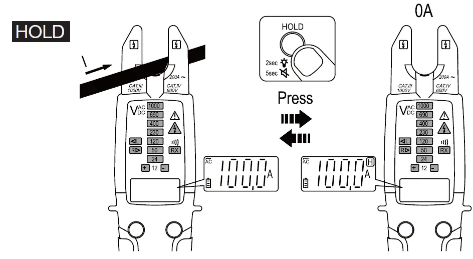 KPS TP5000HY True RMS Electrical Tester fig 9