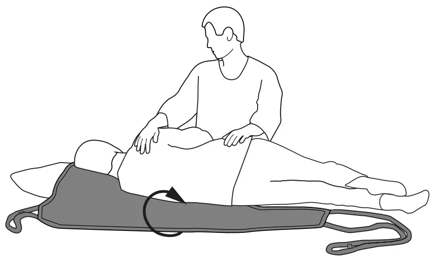 Lifting into a lying position