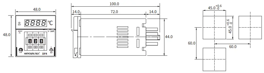 HANYOUNG NUX DF4 Digital Temperature Controller -