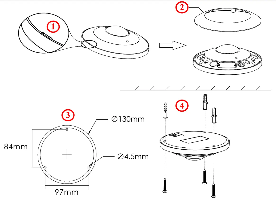 NOVUS NVIP 6F 6301 II Vandal Proof IP Camera with Fisheye Lens - fig 4