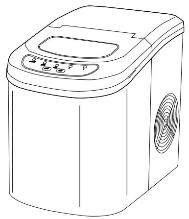 E EUHOMY Y05284716 Portable Ice Maker