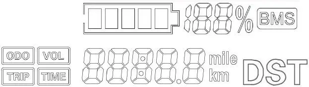 Banggood LD S866 Control Panel - Display