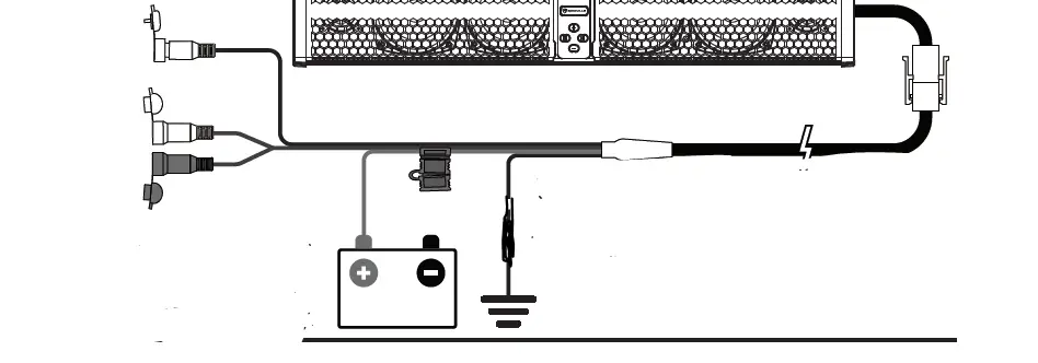 ROCKVILLE XBAR-24 24 Inch ATV-UTV Soundbar Bluetooth Speaker 15