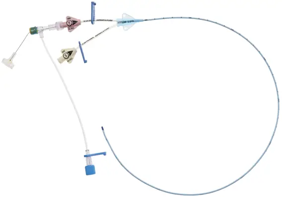 PR-44052-BAS Pressure Injectable Arrowg+ard Blue Advance Two-Lumen PICC
