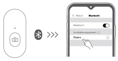 UGREEN LP586 Selfie Stick Tripod Instructions - BLUETOOTH PAIRING