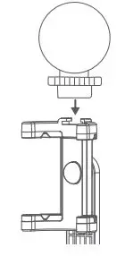 UGREEN LP586 Selfie Stick Tripod Instructions - UNIVERSAL COLD SHOE Port