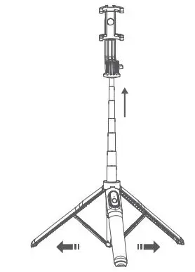 UGREEN LP586 Selfie Stick Tripod Instructions - USE TRIPOD