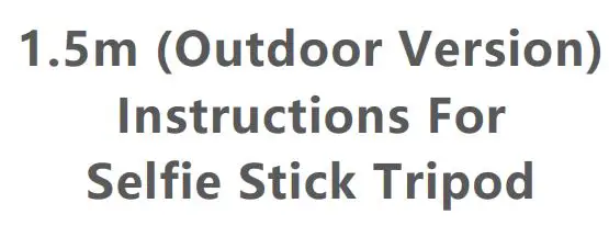 UGREEN LP586 Selfie Stick Tripod Instructions