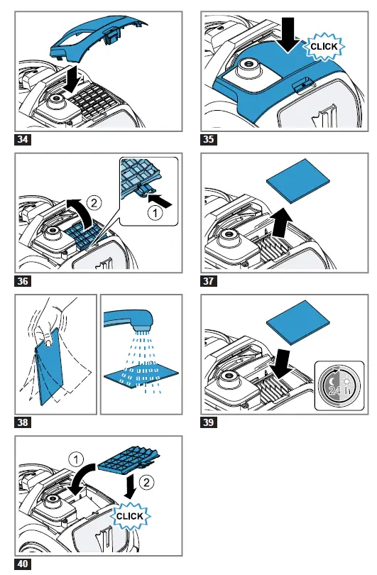 BOSCH BGC21 Bagless Vacuum Cleaner User 6