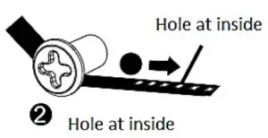 Reel hole diameter