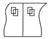 TAPE OVERLAPS HOLE IN FILM