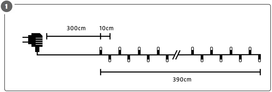 EKVIP 022504 LED String Lights A01
