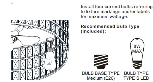 QUOIZEL-QFA4046PK-23-inch-Polished-Nickel-with-Silver-Blades-Fandelier-fig 15