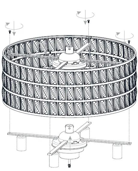 QUOIZEL-QFA4046PK-23-inch-Polished-Nickel-with-Silver-Blades-Fandelier-fig 5