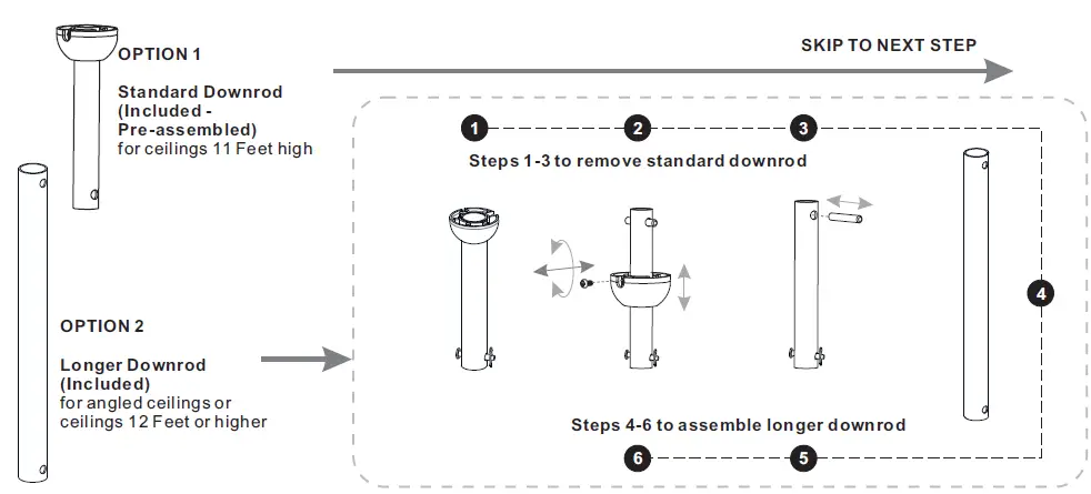 QUOIZEL-QFA4046PK-23-inch-Polished-Nickel-with-Silver-Blades-Fandelier-fig 7