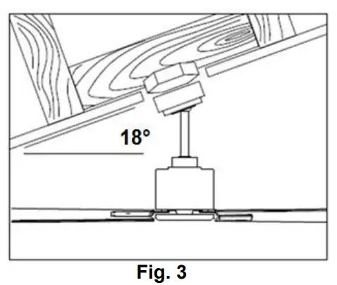 VENTAIR MAR1305TI-L 5 Blade Ceiling Sweep Fan fig 12