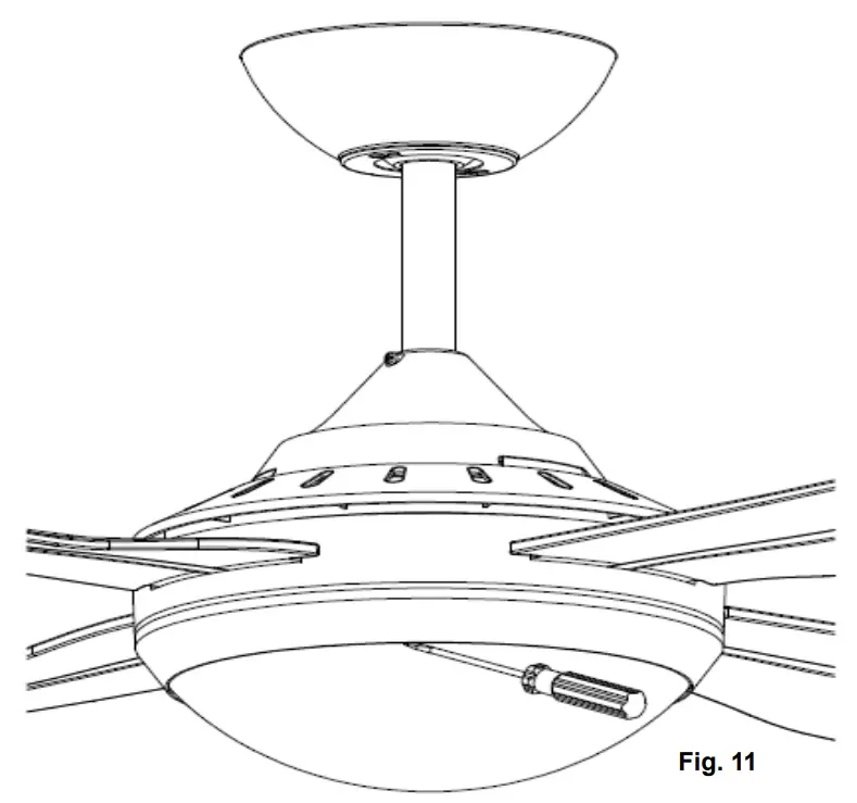 VENTAIR MAR1305TI-L 5 Blade Ceiling Sweep Fan fig 4