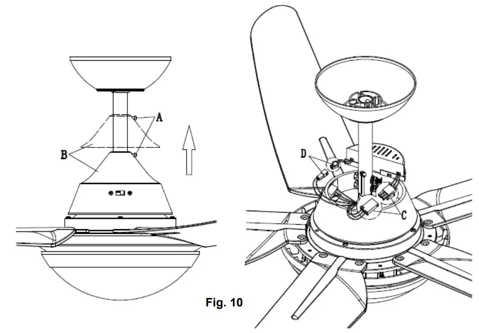 VENTAIR MAR1305TI-L 5 Blade Ceiling Sweep Fan fig 5