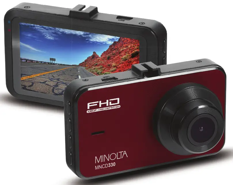 MINOLTA MNCD330 Dash Cam - cover