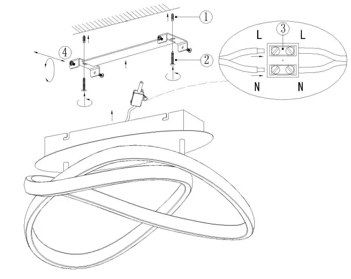 TRIO R62051432-COURSE-LED-Recessed-Ceiling-Light-FIG-1