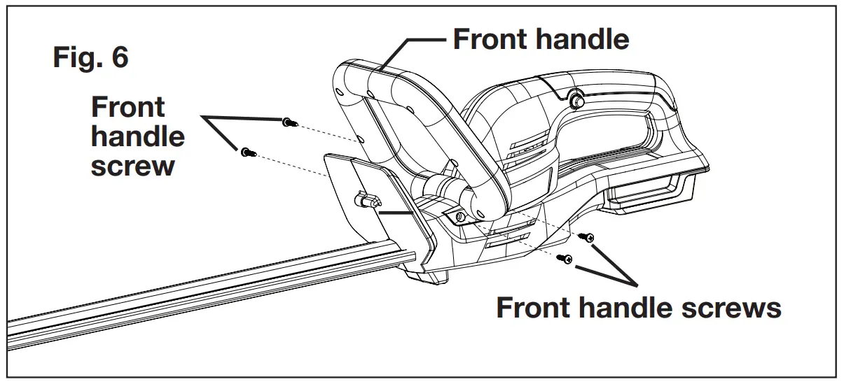 SUNJCordless Hedge TrimmerOE 24V-HT22-LTE-RM-FIG-9