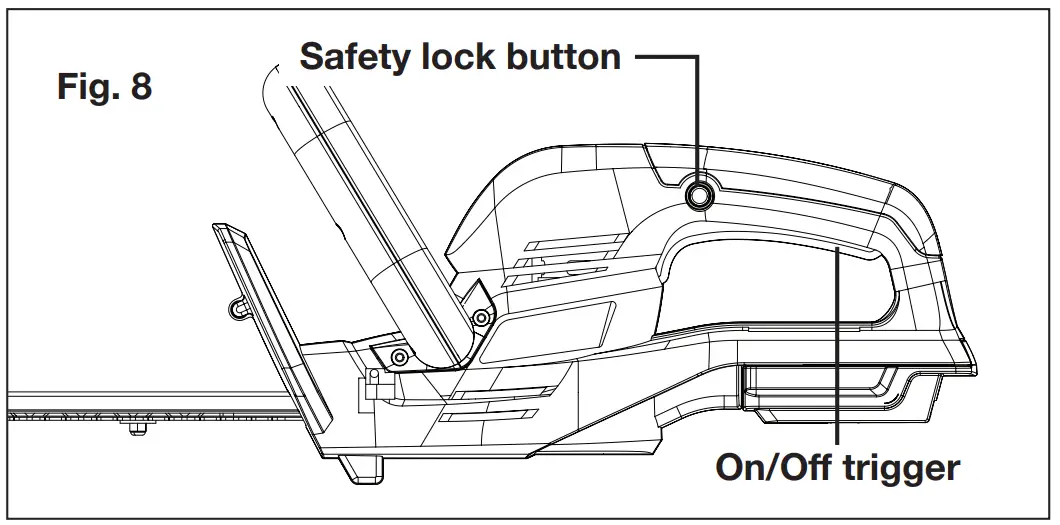 SUNJCordless Hedge TrimmerOE 24V-HT22-LTE-RM-FIG-15