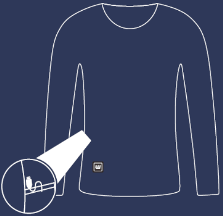 insportline 23760 Women's Heated T Shirt W TEC -