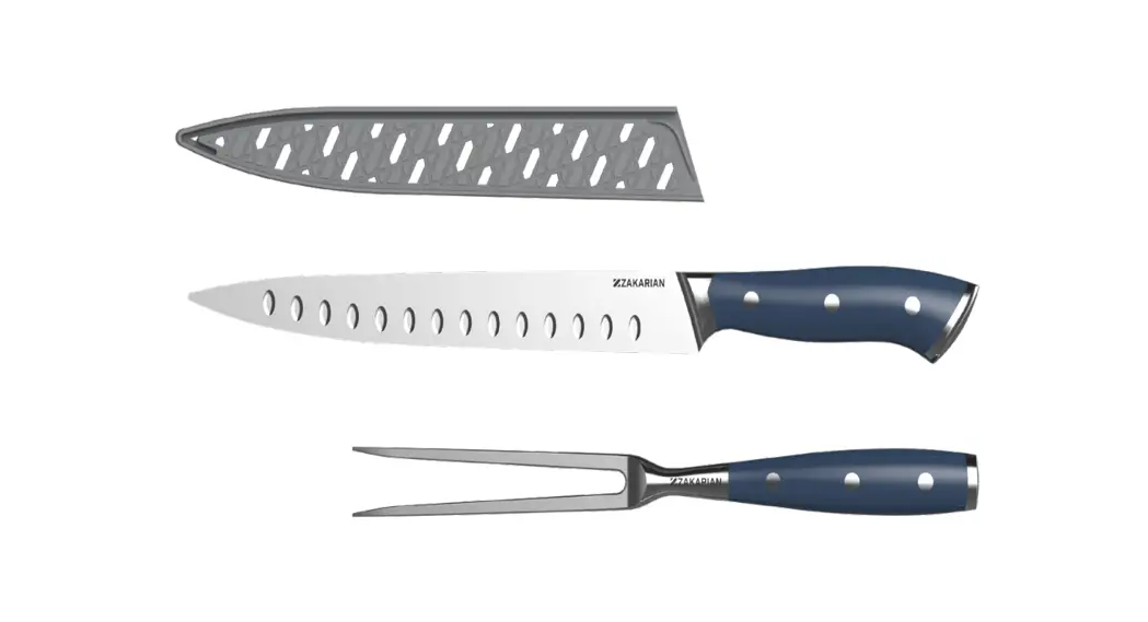 Zakarian K64307 Carving Set With Sheath User Manual