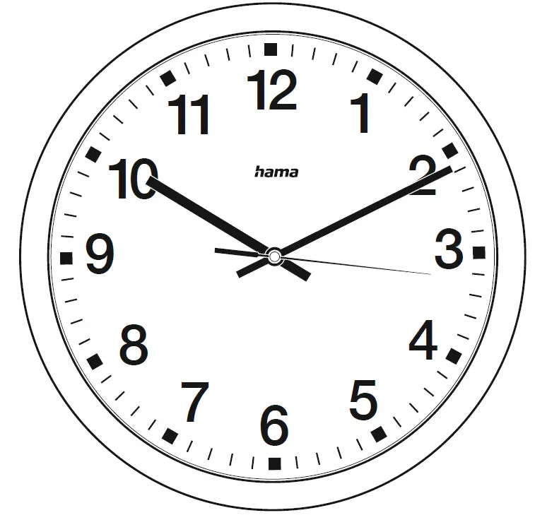 hama 00 186411 Wall Clock