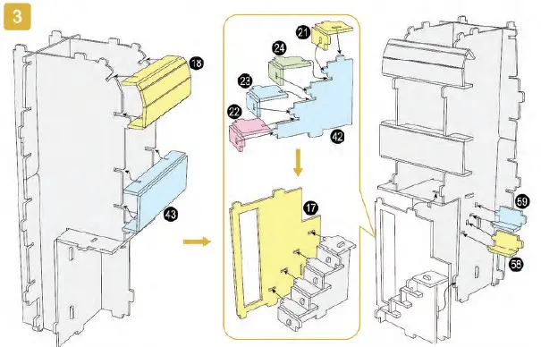 UNIVERSITY-GAMES 08432-Harry -Potter-Knight-Bus-3D-Puzzle-03