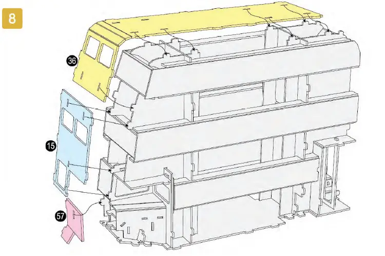 UNIVERSITY-GAMES 08432-Harry -Potter-Knight-Bus-3D-Puzzle-08