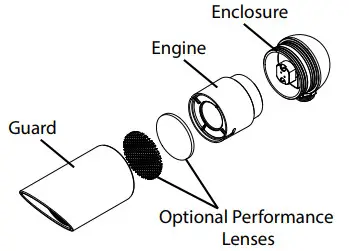 HINKLEY 1536LMA LED Spot Light - Fixture Assembly Example