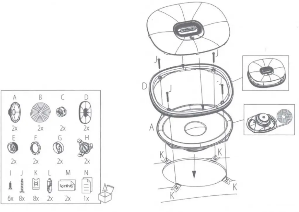 Infinity 108P693C PRIMUS 693 Series 6 Inche x9 Inches 3 way Car Speakers - Figure 2