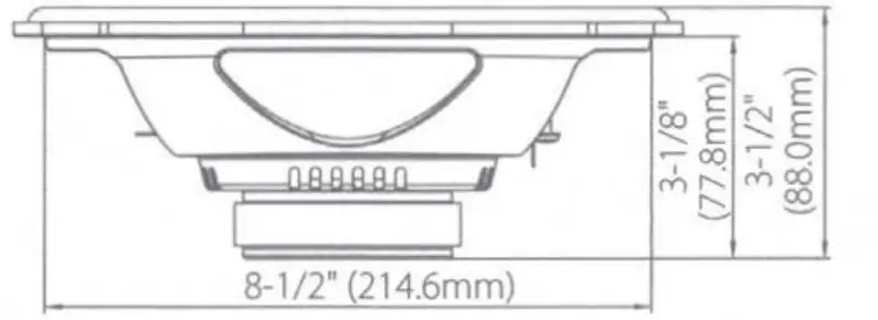 Infinity 108P693C PRIMUS 693 Series 6 Inche x9 Inches 3 way Car Speakers