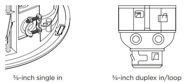 BOSE DesignMax DM3C In Ceiling Loudspeaker Installation Guide - Conduit Fitting