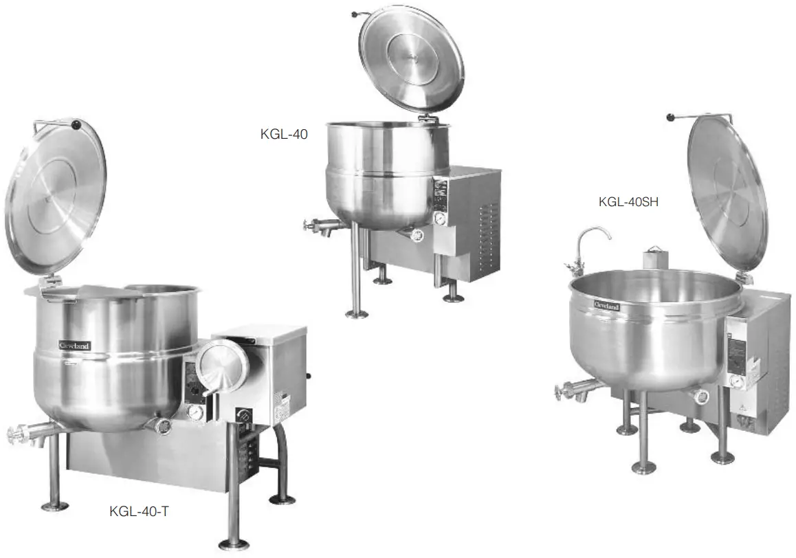 Manitowoc SE95003 1 R3 Kettles Floor Gas - FIGURE 1