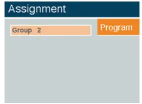 LUXOR LUX300SS Digital Lighting Control Transformer User Guide - Select your desired group and press program