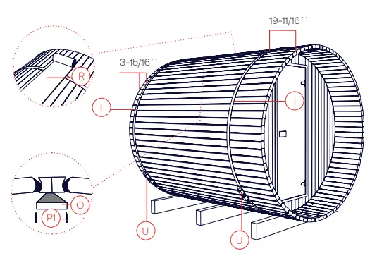 BARRELS Thermory No 60 Barrel Sauna-fig10
