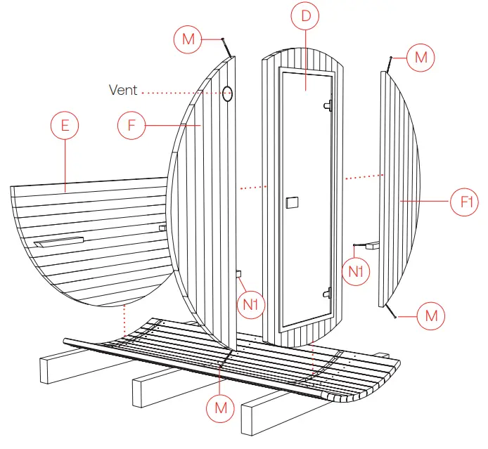 BARRELS Thermory No 60 Barrel Sauna-fig7