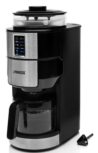 PRINCESS 01.249408.01.001 Grind and Brew Compact Deluxe