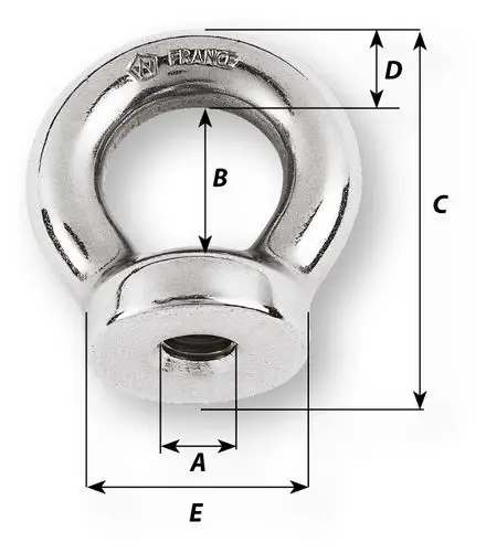 Wichard marine 6345 8mm Eye Nut - Applications
