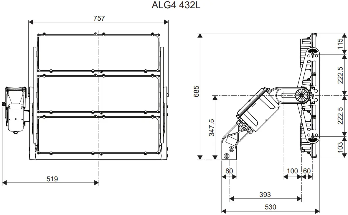 THORN ALTIS G4 Floodlight - Figure 3