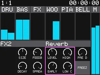 1010music Bluebox 1.0 - APPLY DELAY AND REVERB EFFECTS