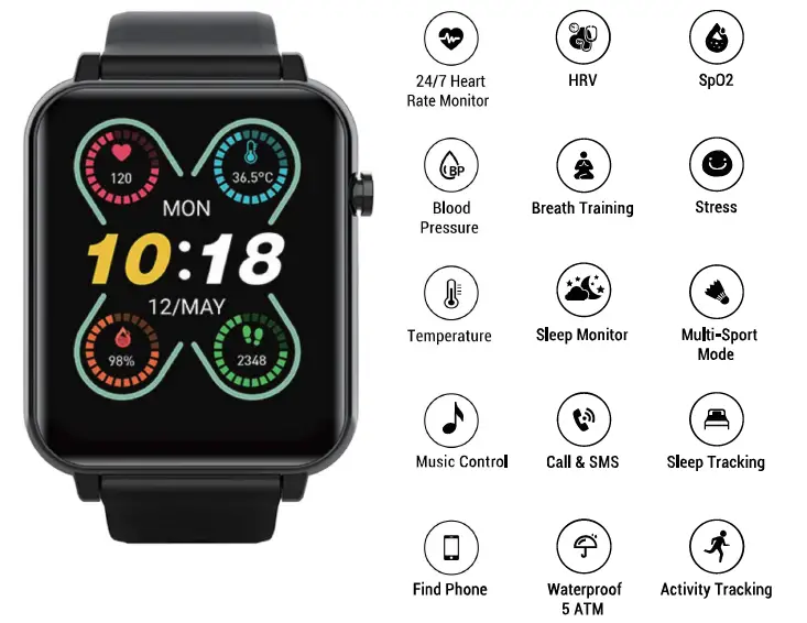 J-Style-2113A-Smart-HR-Sp02-Temperature-Health-Tracker-01