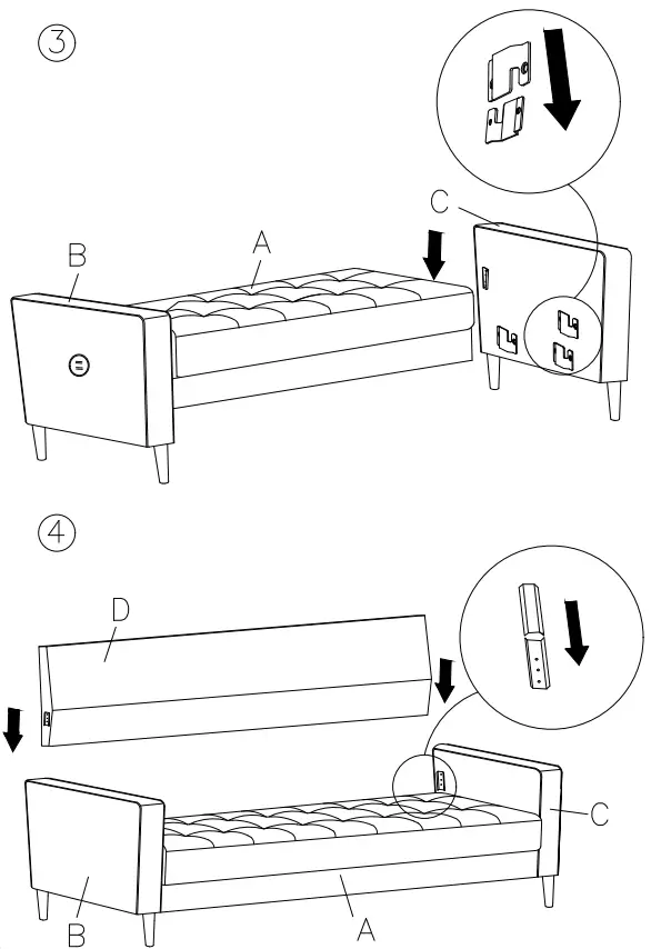 ASHLEY 5460538 Room Darlow Sofa - Fig 2